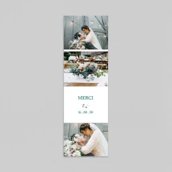 Carte Remerciement Mariage Avec Photo | Carte Remerciement Mariage Marque-page^Planet cards Branche d'Olivier