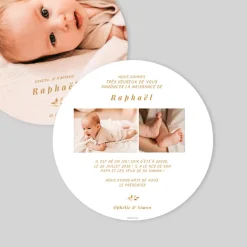 Faire-part Naissance Original | Faire-part Naissance Garçon^Planet cards Branche dorée