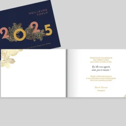 Carte De Vœux Entreprise Nature^Planet cards Branches de Sapins