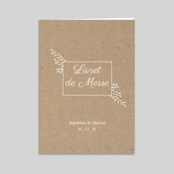 Livret De Baptême^Planet cards Brin d'Herbe