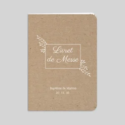 Livret De Baptême^Planet cards Brin d'Herbe