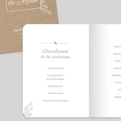 Livret De Baptême^Planet cards Brin d'Herbe