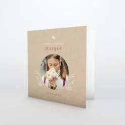 Faire-part Communion^Planet cards Brin d'Herbe et Colombe