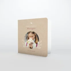 Faire-part Communion^Planet cards Brin d'Herbe et Colombe