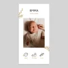 Faire-part Naissance Fille^Planet cards Brins et picto
