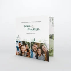 Faire-part Mariage Champêtre^Planet cards Cadre d’Eucalyptus Amoureux