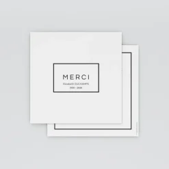 Carte Remerciement Décès^Planet cards Cadre et Finesse