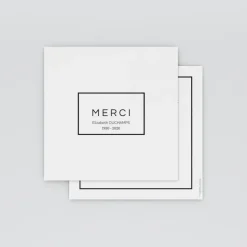 Carte Remerciement Décès^Planet cards Cadre et Finesse
