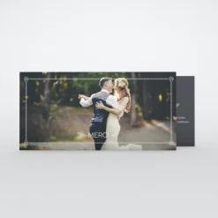 Carte Remerciement Mariage Champêtre^Planet cards Cadre Raffiné