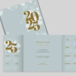Carte De Vœux Entreprise Calendrier^Planet cards Calendrier Ensemble