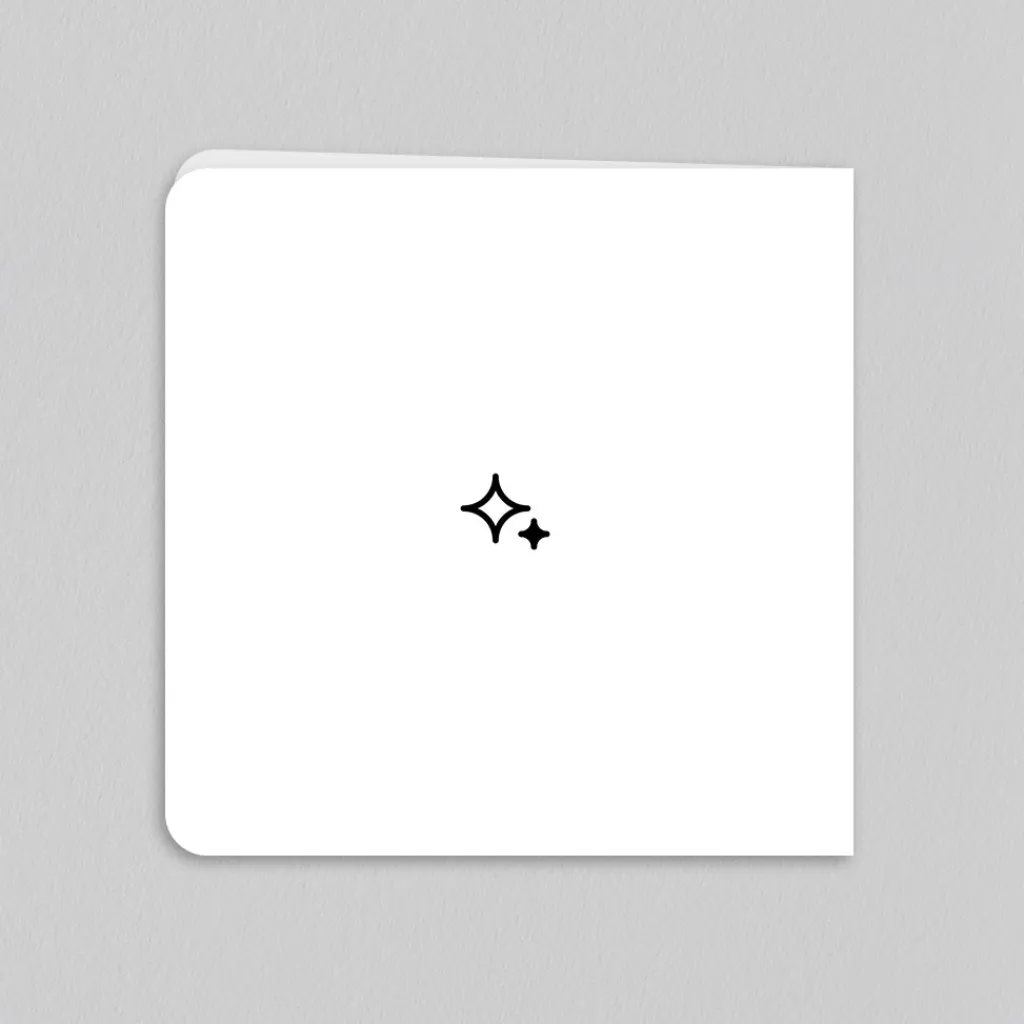 Carte 100% Personnalisable | Carte 100% Personnalisable^Planet cards Carré Plié 14 x 14 cm