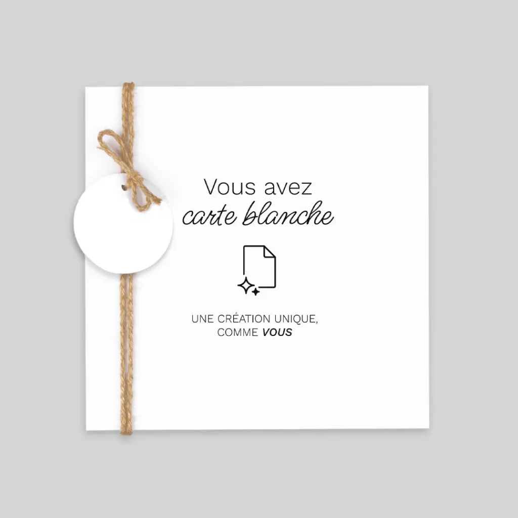 Carte 100% Personnalisable | Carte 100% Personnalisable^Planet cards Carré Plié Premium 14 x 14 cm
