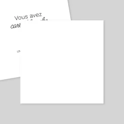 Carte 100% Personnalisable | Carte 100% Personnalisable^Planet cards Carré Recto Verso 14 x 14 cm