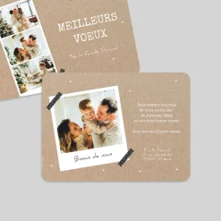 Carte De Vœux Famille | Carte De Vœux Photo^Planet cards Carte postale kraft