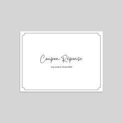 Coupon-réponse Mariage^Planet cards Carte postale élégante
