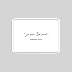 Coupon-réponse Mariage^Planet cards Carte postale élégante