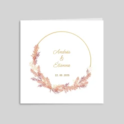 Faire-part Mariage Dorure | Faire-part Mariage Bohème^Planet cards Cercle Végétal