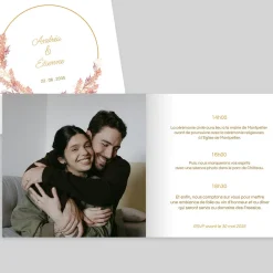 Faire-part Mariage Dorure | Faire-part Mariage Bohème^Planet cards Cercle Végétal