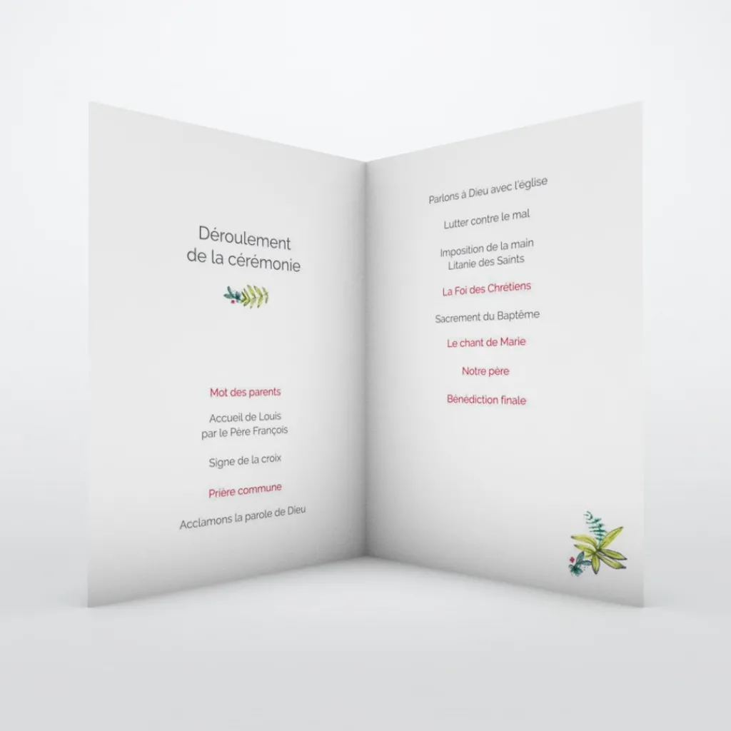 Livret De Baptême^Planet cards C'est le Printemps