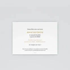 Carte Invitation Anniversaire Adulte Moderne^Planet cards C’est mon anniversaire