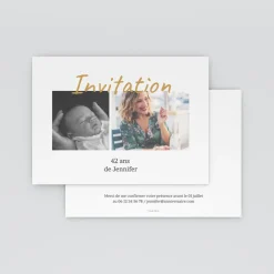 Carte Invitation Anniversaire Adulte Moderne^Planet cards C’est mon anniversaire