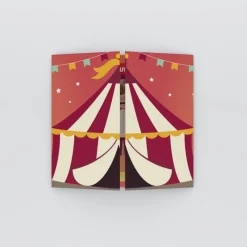 Carte Invitation Anniversaire Enfant Animaux^Planet cards Chapiteau
