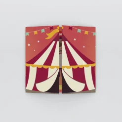 Carte Invitation Anniversaire Enfant Animaux^Planet cards Chapiteau