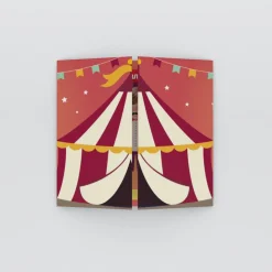 Carte Invitation Anniversaire Enfant Animaux^Planet cards Chapiteau