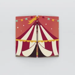Carte Invitation Anniversaire Enfant Animaux^Planet cards Chapiteau