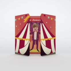 Carte Invitation Anniversaire Enfant Animaux^Planet cards Chapiteau