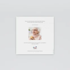 Carte Remerciement Décès^Planet cards Chrétien Bleuets