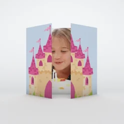 Carte Invitation Anniversaire Enfant Fille^Planet cards Château rose