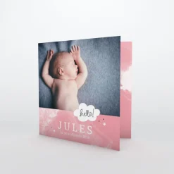 Faire-part Naissance Garçon^Planet cards Chut je rêve
