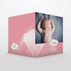 Faire-part Naissance Garçon^Planet cards Chut je rêve