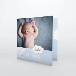Faire-part Naissance Garçon^Planet cards Chut je rêve
