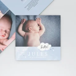 Faire-part Naissance Garçon^Planet cards Chut je rêve