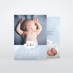 Faire-part Naissance Garçon^Planet cards Chut je rêve