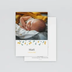 Faire-part Naissance Fille | Faire-part Naissance Garçon^Planet cards Citrons