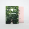 Save The Date^Planet cards Coeur Blanc