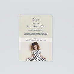 Carte Invitation Anniversaire Enfant Fille^Planet cards Coeur de Lin