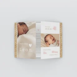 Faire-part Naissance Fille | Faire-part Naissance Garçon^Planet cards Coeur Et Osier