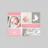 Carte Remerciement Baptême Animaux^Planet cards Colombe paix