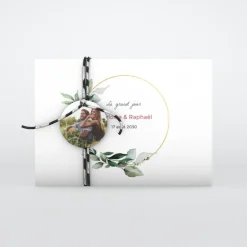 Faire-part Mariage Champêtre^Planet cards Composition d'Eucalyptus
