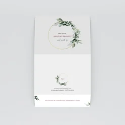 Faire-part Mariage Champêtre^Planet cards Composition d'Eucalyptus