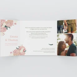 Faire-part Mariage Bohème | Faire-part Mariage Champêtre^Planet cards Composition Rose Pale
