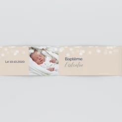Boîte À Dragées Baptême^Planet cards Confettis transparents