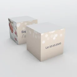 Boîte À Dragées Baptême^Planet cards Confettis transparents
