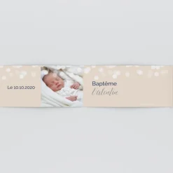 Boîte À Dragées Baptême^Planet cards Confettis transparents
