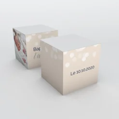 Boîte À Dragées Baptême^Planet cards Confettis transparents