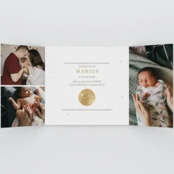 Faire-part Naissance Fille | Faire-part Naissance Garçon^Planet cards Constellation Gémeaux